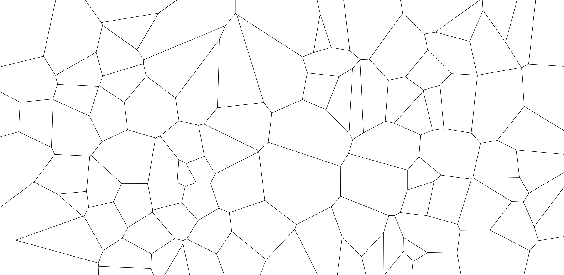 Screenshot of basic Voronoi sketch